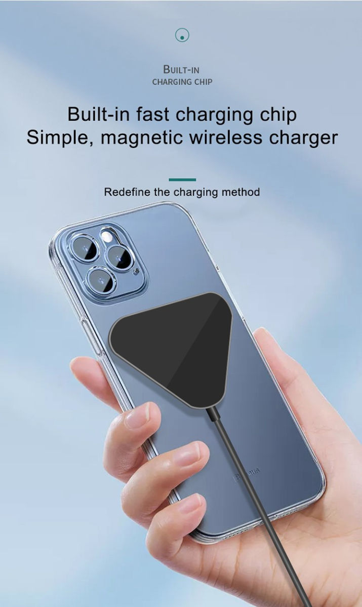Magnetische Draadloze Oplader 15W iPhone 12 / 13 voor MagSafe Wit afbeelding 5