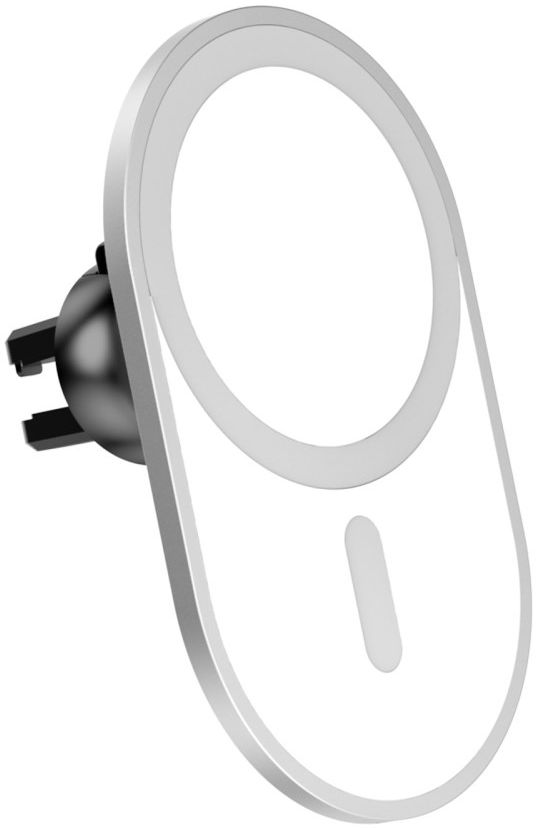 Telefoonhouder Ventilatierooster met MagSafe en 15W QI Opladen Wit afbeelding 2