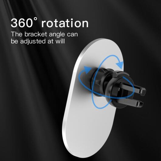 Telefoonhouder Ventilatierooster met MagSafe en 15W QI Opladen Wit afbeelding 6
