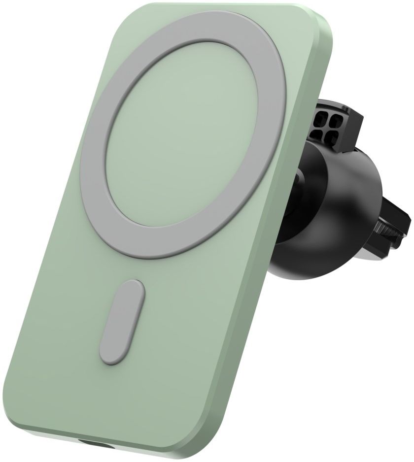 Telefoonhouder Ventilatierooster / Dashboard voor MagSafe 15W Groen afbeelding 1