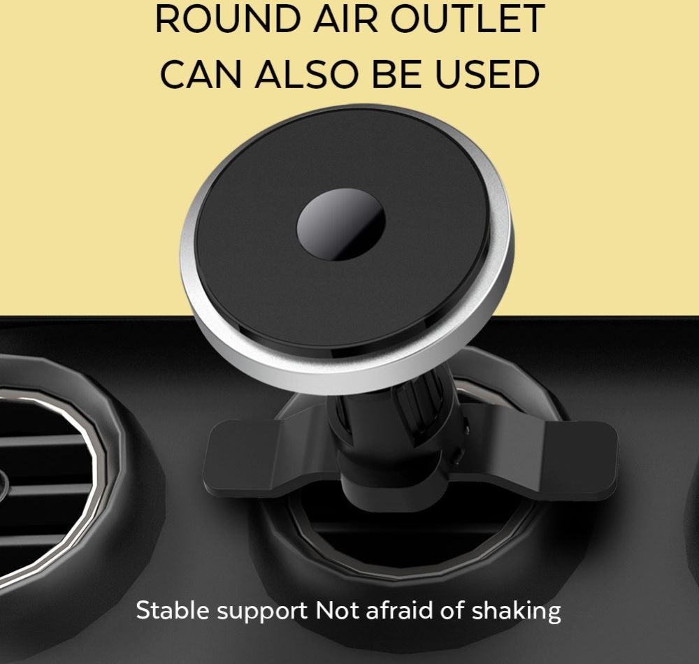 Ventilatierooster Houder Auto met 10W Draadloos Opladen voor MagSafe afbeelding 4