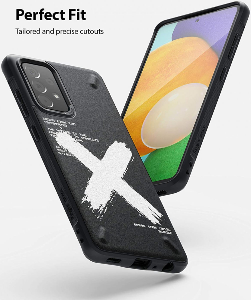 Ringke Onyx Samsung Galaxy A52 / A52S Hoesje Flexibel TPU Zwart afbeelding 2