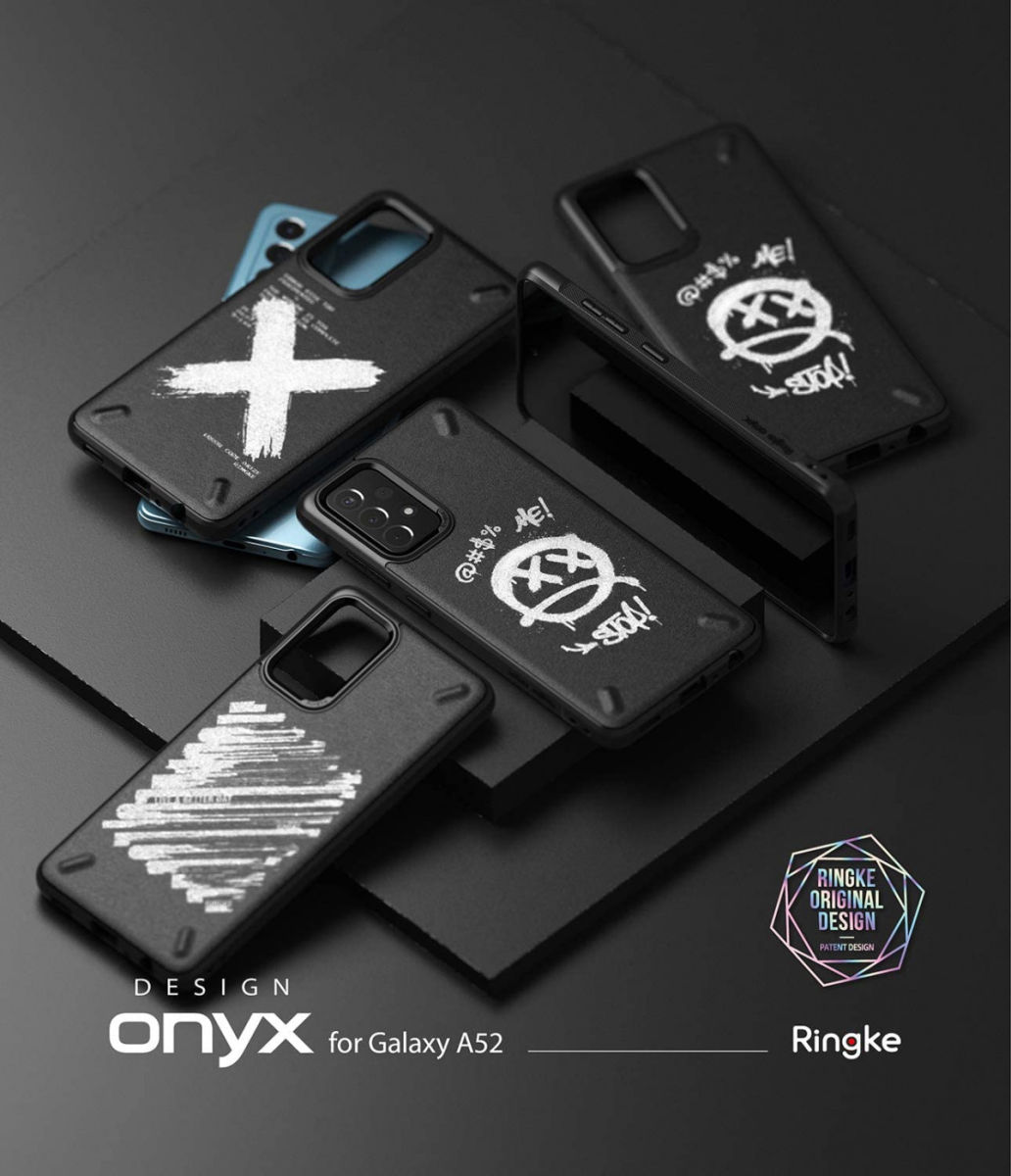 Ringke Onyx Samsung Galaxy A52 / A52S Hoesje Flexibel TPU Zwart afbeelding 4