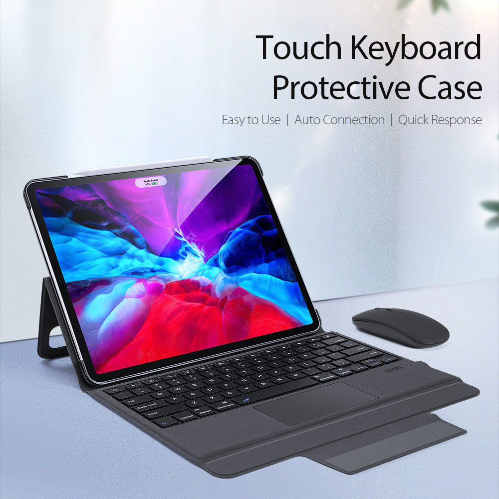 Dux Ducis Apple iPad Pro 12.9 (2018/2020) Hoes Bluetooth Toetsenbord afbeelding 4