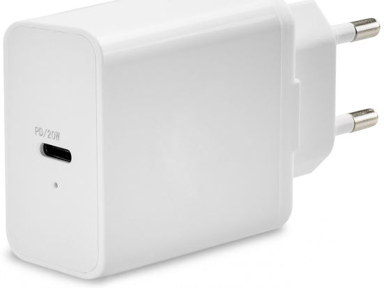Mobilize Fast Travel Charger 20W USB-C Power Delivery Oplader Wit afbeelding 3