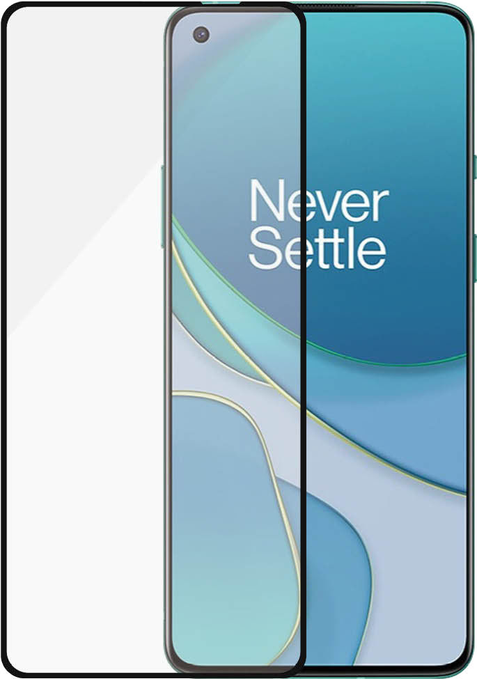 PanzerGlass OnePlus 9 Screen Protector Antibacterieel Zwart afbeelding 4