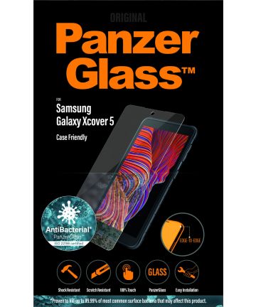 PanzerGlass Samsung Galaxy Xcover 5 Screen Protector Antibacterieel Screen Protectors