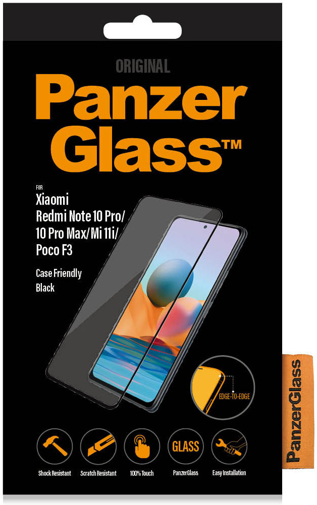 PanzerGlass Xiaomi Redmi Note 10 Pro/Poco F3/Mi 11i Screen Protector afbeelding 1