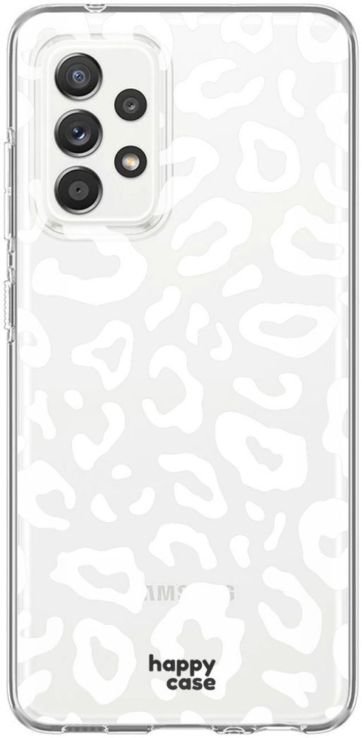 HappyCase Samsung Galaxy A52 / A52S Hoesje Flexibel TPU Luipaard afbeelding 13