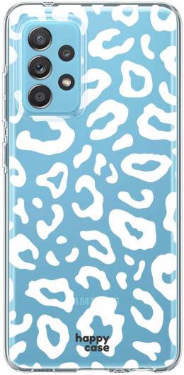 HappyCase Samsung Galaxy A52 / A52S Hoesje Flexibel TPU Luipaard afbeelding 1