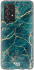 HappyCase Samsung Galaxy A52 / A52S Hoesje Flexibel TPU Aqua Marmer afbeelding 7