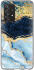 HappyCase Samsung Galaxy A52 / A52S Hoesje Flexibel TPU Blauw Marmer afbeelding 7