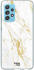 HappyCase Samsung Galaxy A52 / A52S Hoesje Flexibel TPU Wit Marmer afbeelding 1