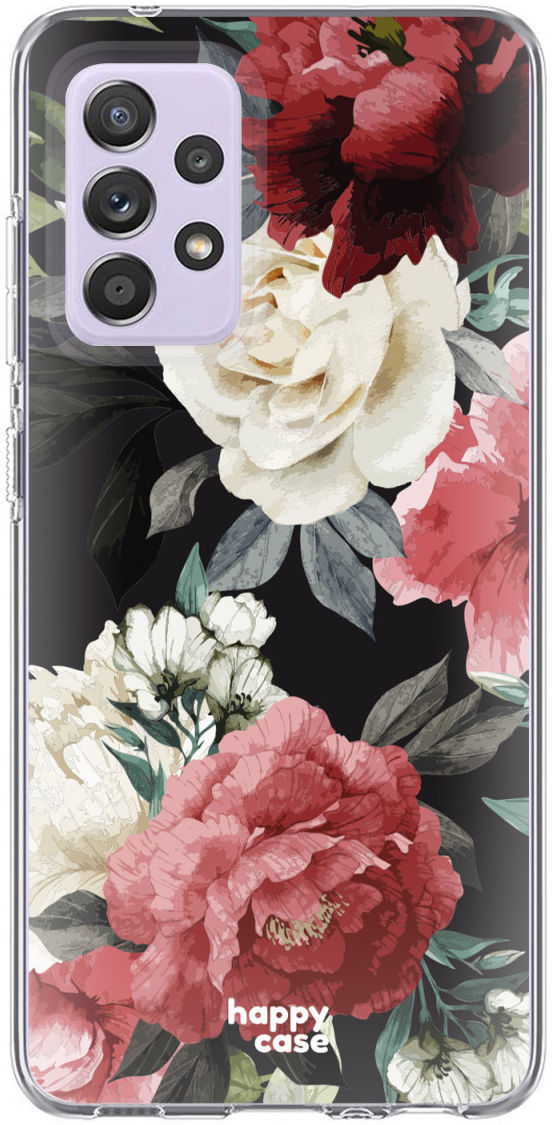 HappyCase Samsung Galaxy A52 / A52S Hoesje Flexibel TPU Rozen afbeelding 9
