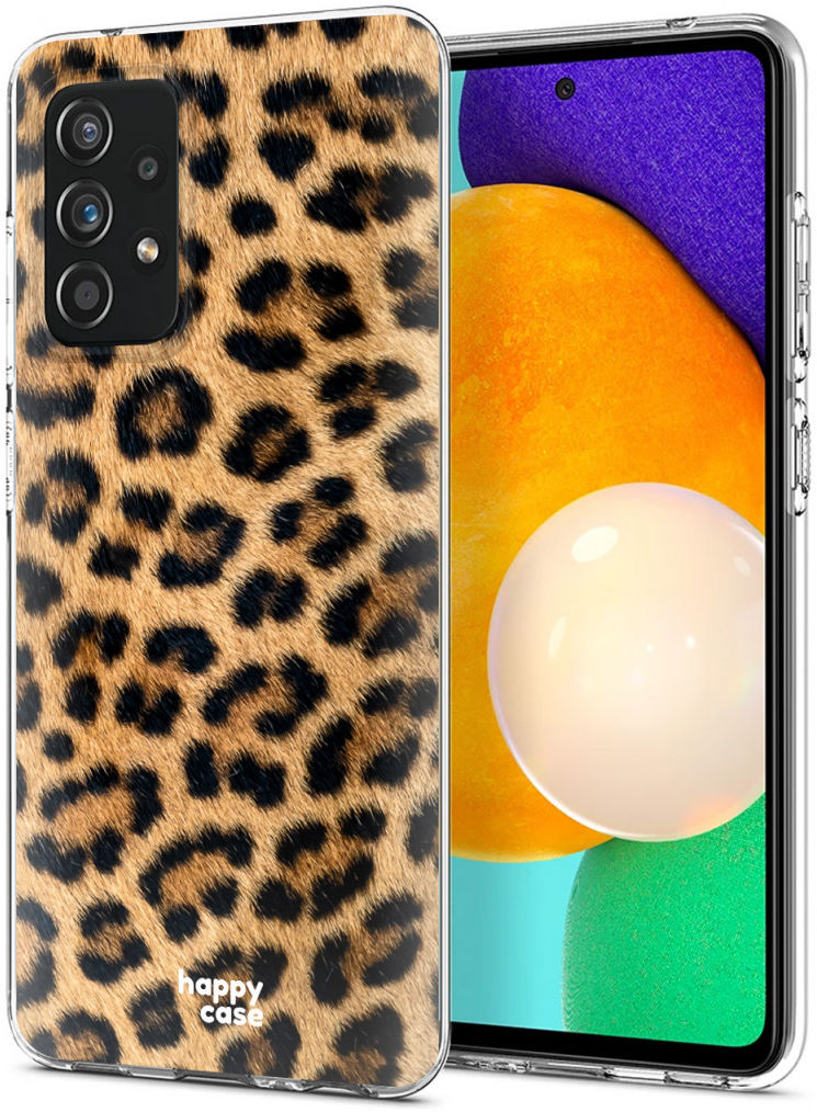 Samsung Galaxy A52 / A52S Hoesje Flexibel TPU Wilde Panter afbeelding 2