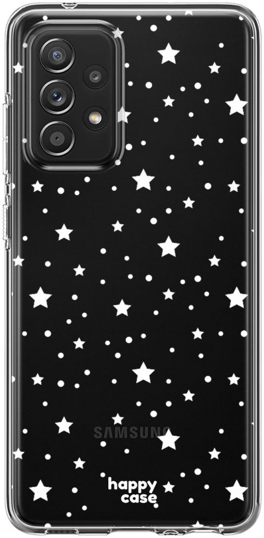 HappyCase Samsung Galaxy A52 / A52S Hoesje Flexibel TPU Sterretjes afbeelding 10