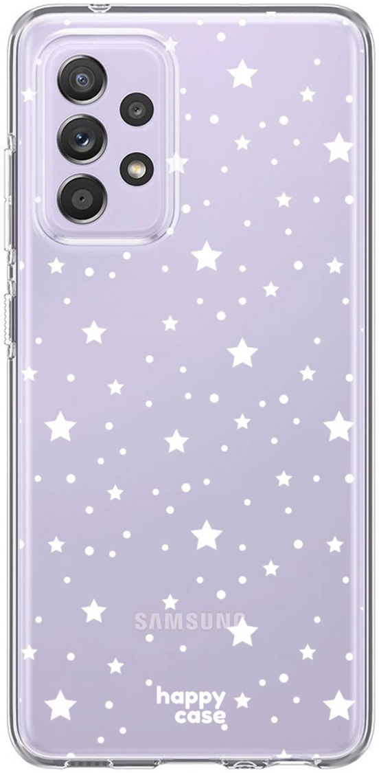 HappyCase Samsung Galaxy A52 / A52S Hoesje Flexibel TPU Sterretjes afbeelding 8