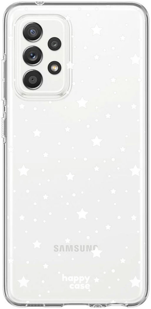 HappyCase Samsung Galaxy A52 / A52S Hoesje Flexibel TPU Sterretjes afbeelding 11