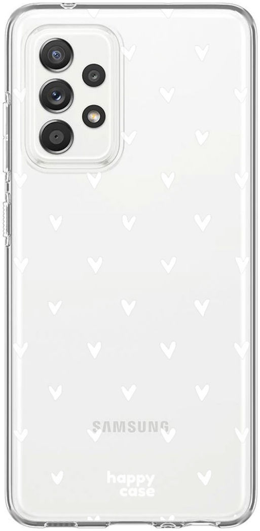 HappyCase Samsung Galaxy A52 / A52S Hoesje Flexibel TPU Hartjes afbeelding 11