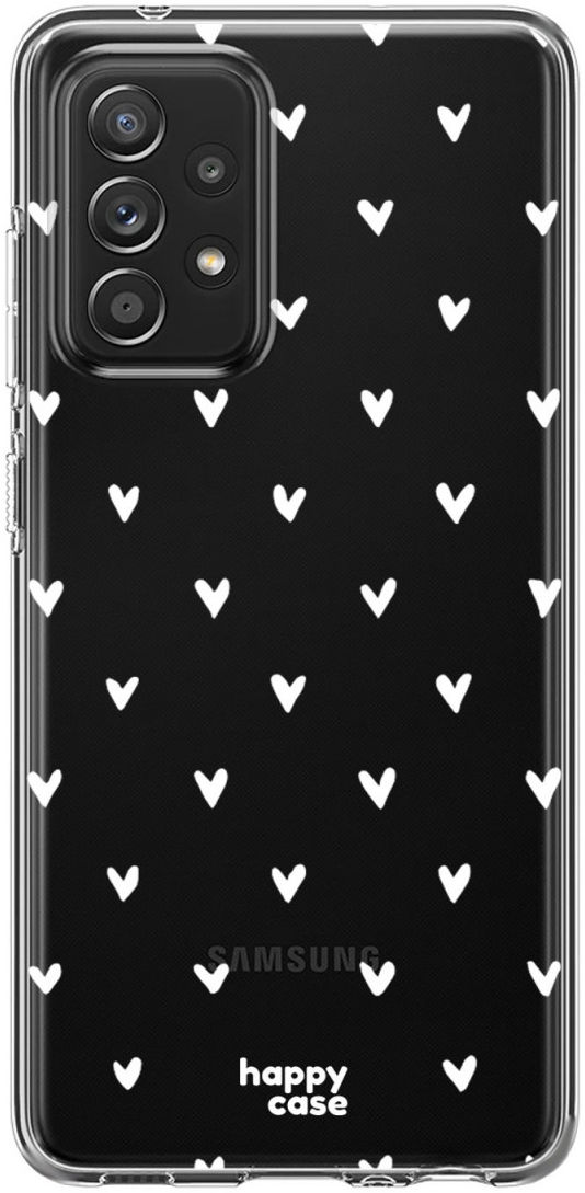 HappyCase Samsung Galaxy A52 / A52S Hoesje Flexibel TPU Hartjes afbeelding 8