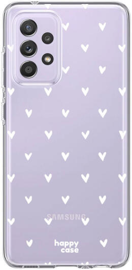 HappyCase Samsung Galaxy A52 / A52S Hoesje Flexibel TPU Hartjes afbeelding 10
