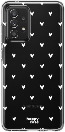 HappyCase Samsung Galaxy A52 / A52S Hoesje Flexibel TPU Hartjes afbeelding 8
