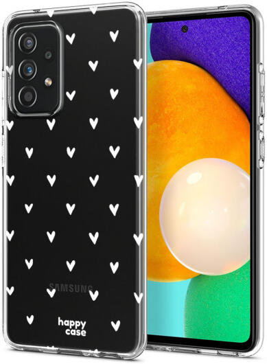 HappyCase Samsung Galaxy A52 / A52S Hoesje Flexibel TPU Hartjes afbeelding 9
