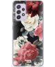HappyCase Samsung Galaxy A72 Hoesje Flexibel TPU Rozen Print
