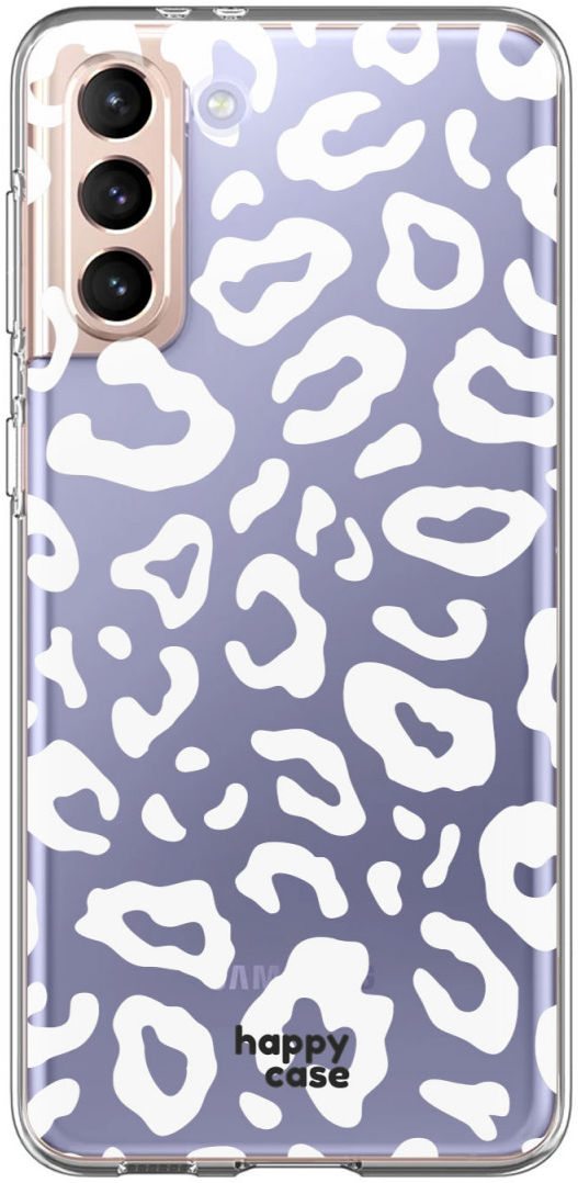 HappyCase Samsung Galaxy S21 Hoesje Flexibel TPU Luipaard Print afbeelding 1
