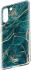 HappyCase Samsung Galaxy S21 Hoesje Flexibel TPU Aqua Marmer Print afbeelding 6