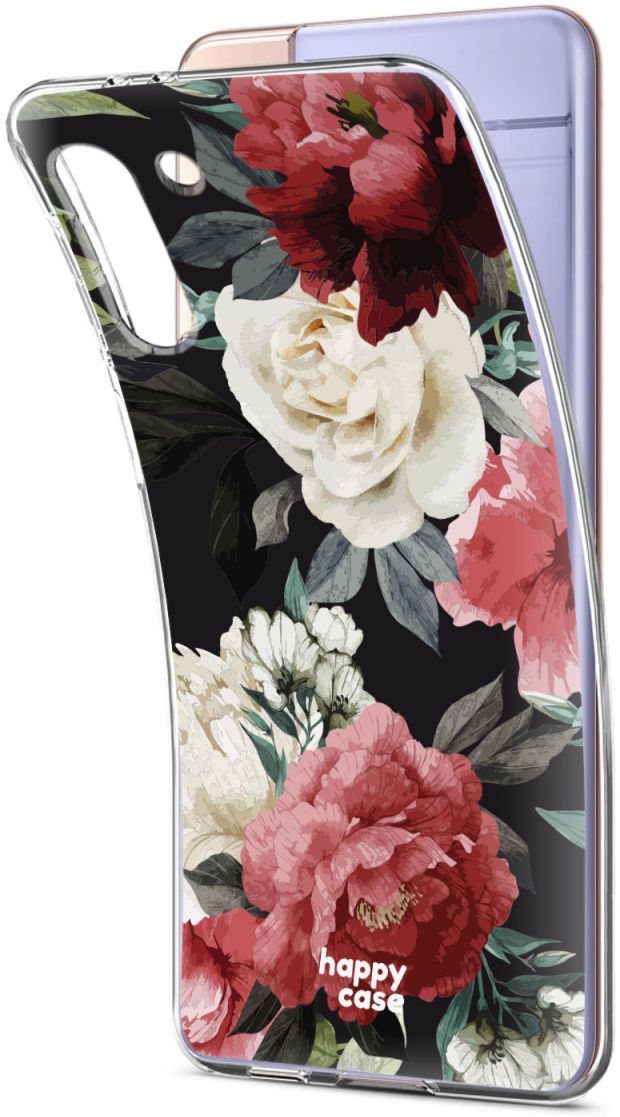 HappyCase Samsung Galaxy S21 Hoesje Flexibel TPU Rozen Print afbeelding 5