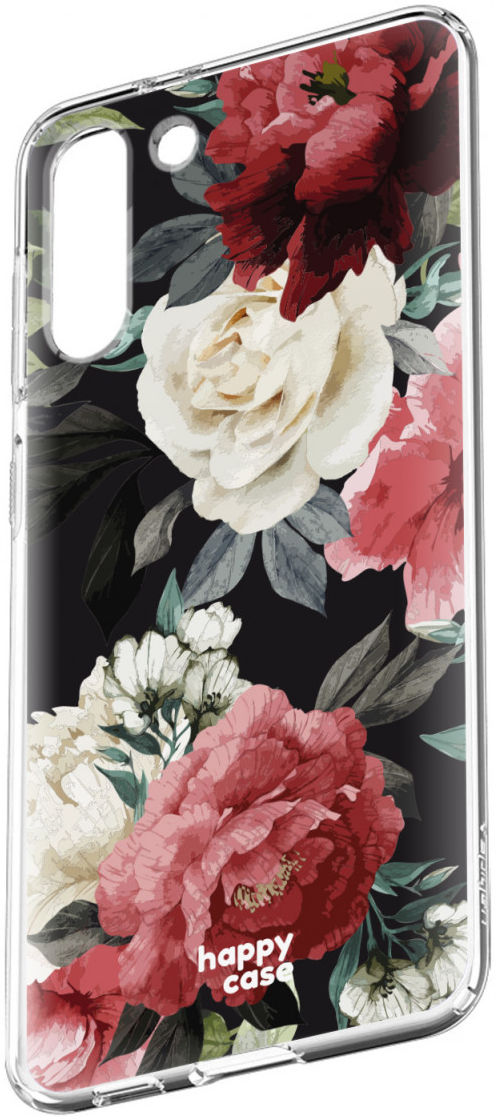 HappyCase Samsung Galaxy S21 Hoesje Flexibel TPU Rozen Print afbeelding 6