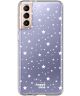 HappyCase Samsung Galaxy S21 Hoesje Flexibel TPU Sterretjes Print