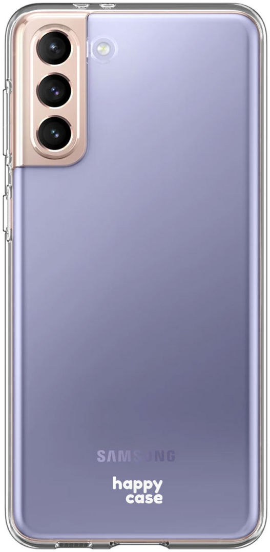 HappyCase Samsung S21 Plus Hoesje Flexibel TPU Clear Print afbeelding 1