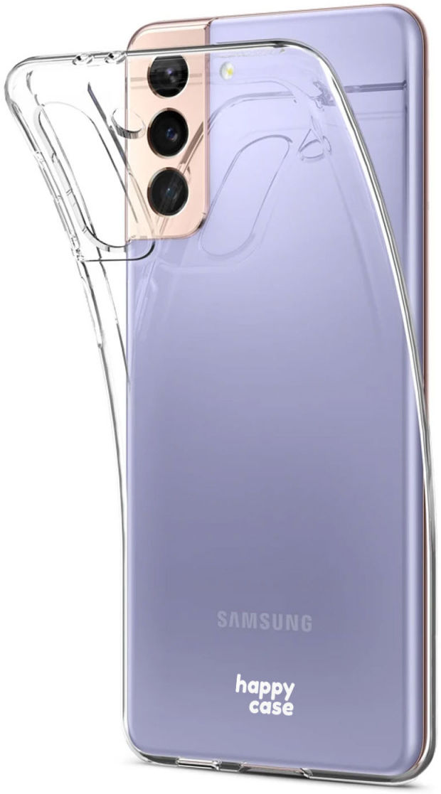HappyCase Samsung S21 Plus Hoesje Flexibel TPU Clear Print afbeelding 2