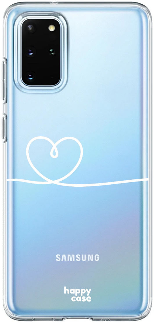HappyCase Galaxy S20 FE Hoesje Flexibel TPU Hartje Print afbeelding 1