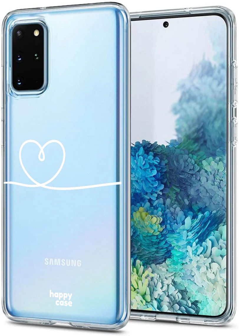 HappyCase Galaxy S20 FE Hoesje Flexibel TPU Hartje Print afbeelding 2