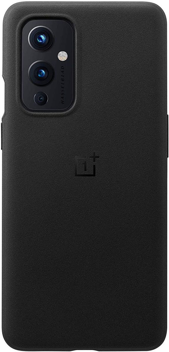 Origineel OnePlus 9 Hoesje Sandstone Back Cover Zwart afbeelding 1