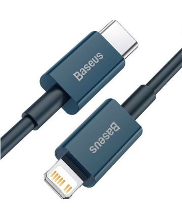 Baseus Superior Series USB-C naar Apple Lightning PD 20W 1 Meter Blauw Kabels