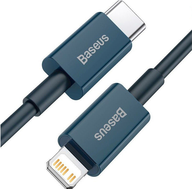 Baseus Superior Series USB-C naar Apple Lightning PD 20W 1 Meter Blauw afbeelding 1