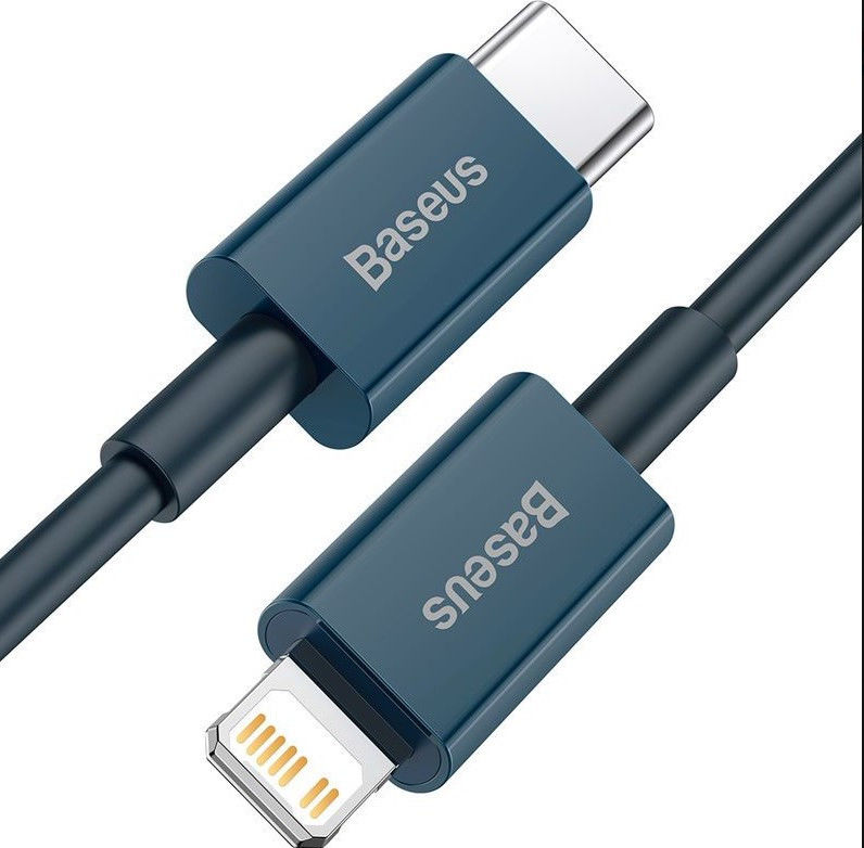 Baseus Superior Series USB-C naar Apple Lightning PD 20W 2 Meter Blauw afbeelding 2
