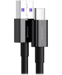 Baseus Superior Series USB-A naar USB-C Kabel 66 Watt 1 Meter Zwart