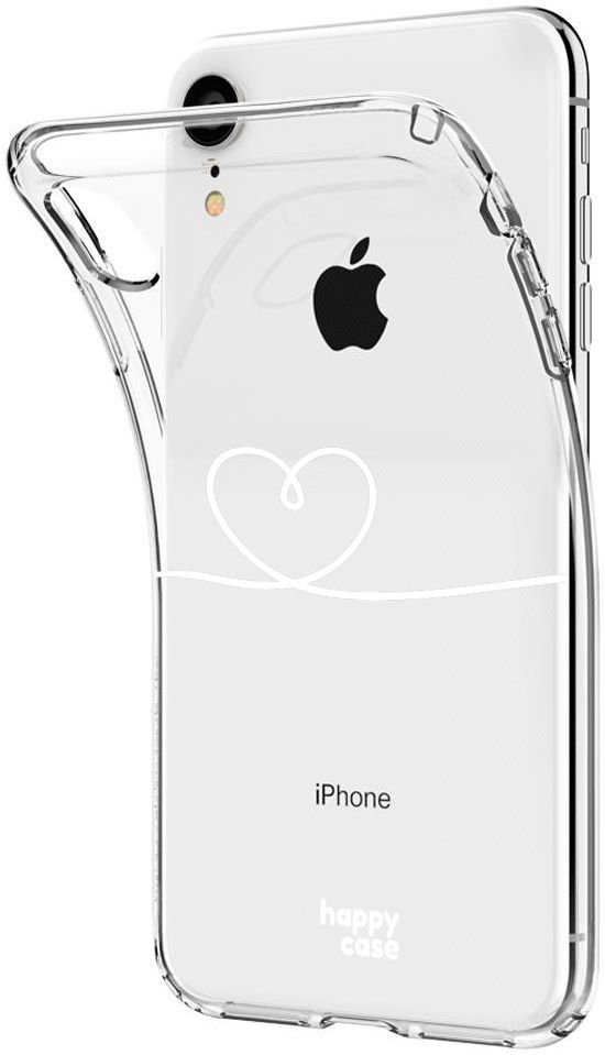 HappyCase Apple iPhone XR Hoesje Flexibel TPU Hartje Print afbeelding 5