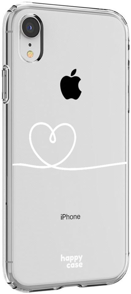 HappyCase Apple iPhone XR Hoesje Flexibel TPU Hartje Print afbeelding 6