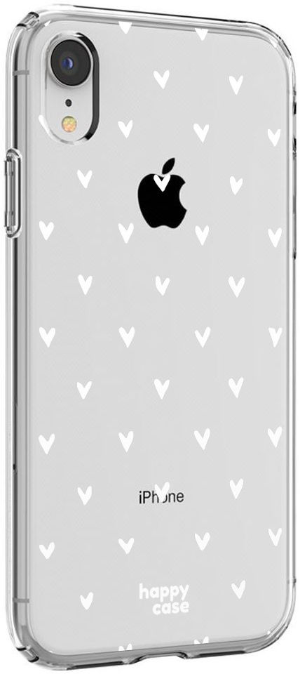 HappyCase Apple iPhone XR Hoesje Flexibel TPU Hartjes Print afbeelding 8
