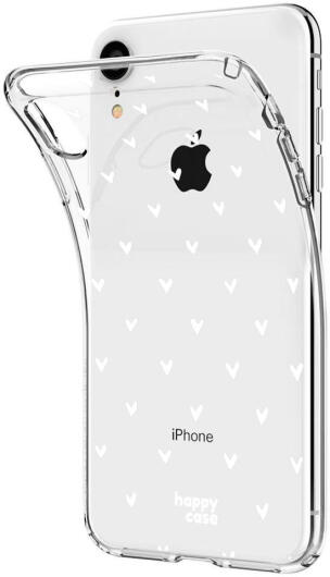 HappyCase Apple iPhone XR Hoesje Flexibel TPU Hartjes Print afbeelding 7