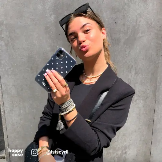 HappyCase Apple iPhone XR Hoesje Flexibel TPU Hartjes Print afbeelding 9