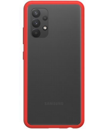 OtterBox React Samsung Galaxy A32 4G Hoesje Transparant Rood Hoesjes