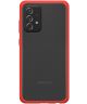 OtterBox React Samsung Galaxy A72 Hoesje Transparant Rood