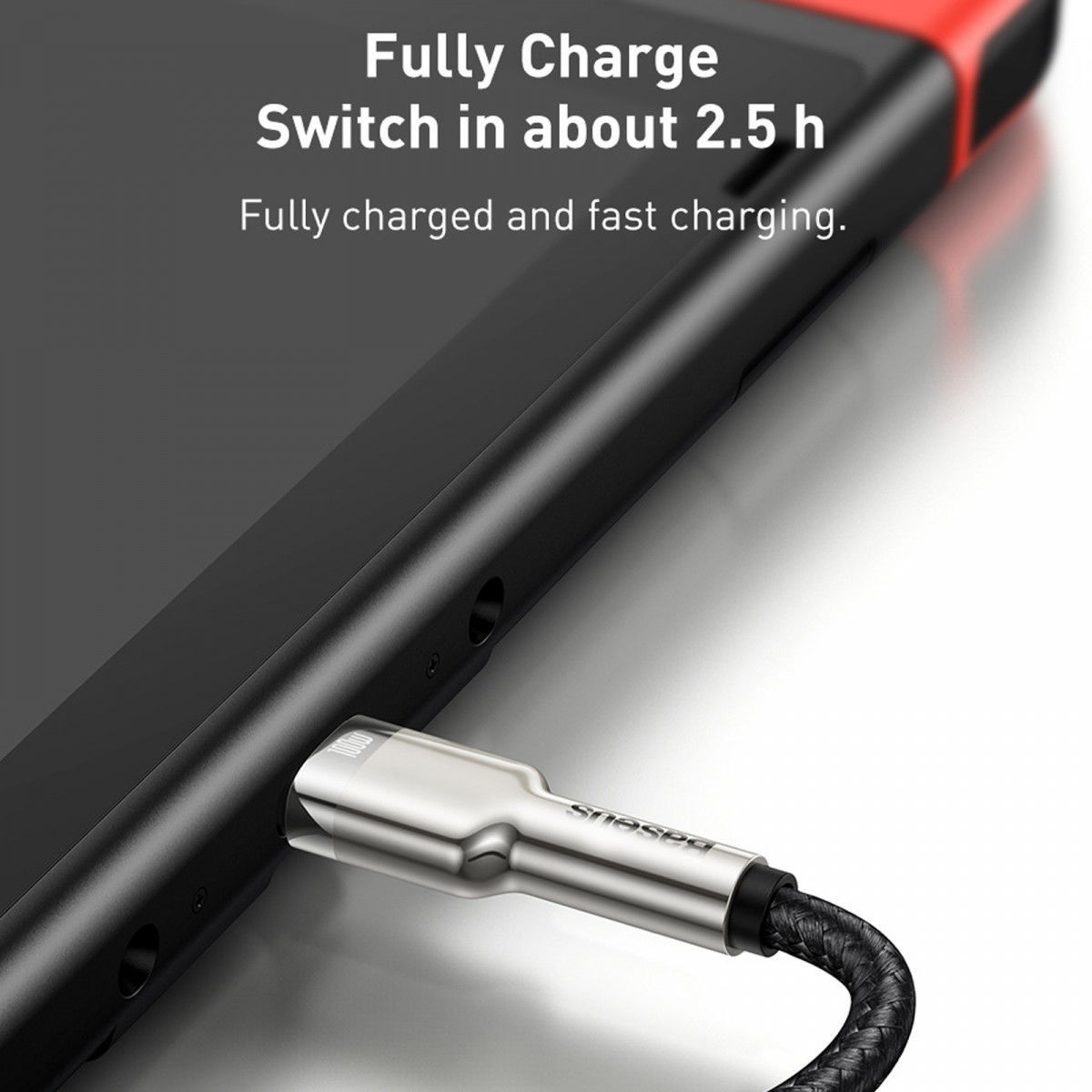 Baseus Cafule Series USB-C naar USB-C Kabel Metaal 100W 2m Zwart afbeelding 6
